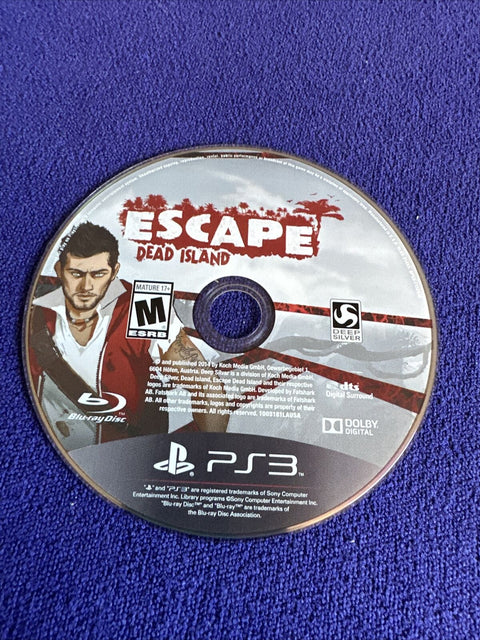 Escape Dead Island - Sony Playstation 3 PS3 CIB Complete - Tested!