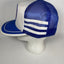 Vintage Nordex Explosives 3 Tri Stripe Patch Blue Snapback Mesh Trucker Cap Hat