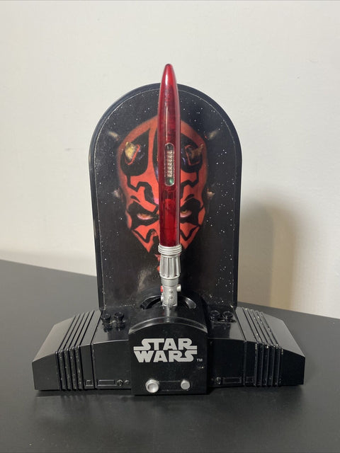 Star Wars Episode 1 The Phantom Menace Darth Maul Alarm Clock 1999 - UNTESTED!