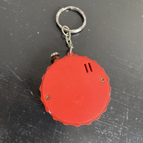 Vintage Coca-Cola Bottlecap Keychain Red - Audio Not Working