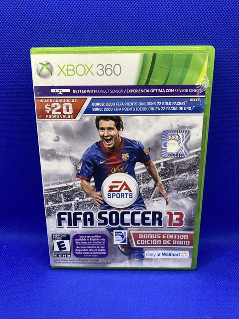 Fifa Soccer 13 - Bonus Edition (Microsoft Xbox 360, 2012) CIB Complete, Tested!