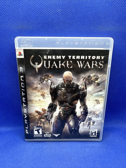 Enemy Territory Quake Wars (Sony PlayStation 3 PS3 2008) CIB Complete Tested!