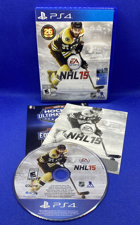 NHL 15: Hockey (Sony PlayStation 4) PS4 CIB Complete, Tested!