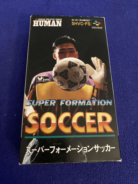 Super Formation Soccer (Super Famicom SFC) SNES Japan Import Complete In Box