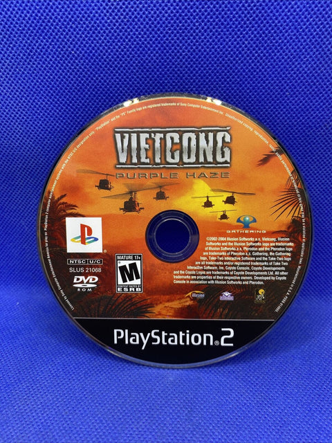 Vietcong: Purple Haze (Sony PlayStation 2, 2004) PS2 CIB Complete - Tested!