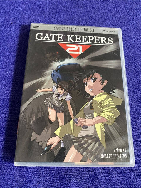 Lot of 2 Gate Keepers DVD’s w/ Agent Cards - Open the Gate + 21 Volume 1 Anime