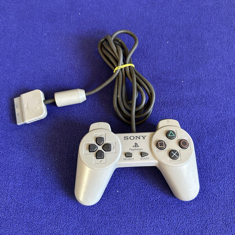 Sony Playstation PS1 Original Analog Gray Wired Controller SCPH-1080