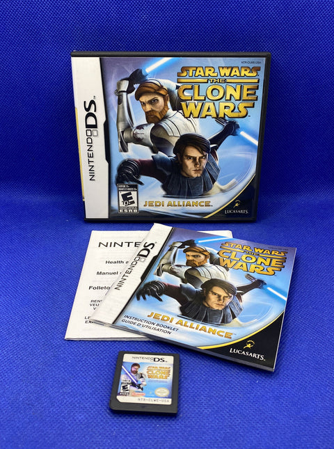 Star Wars: The Clone Wars Jedi Alliance (Nintendo DS, 2008) CIB Complete Tested!