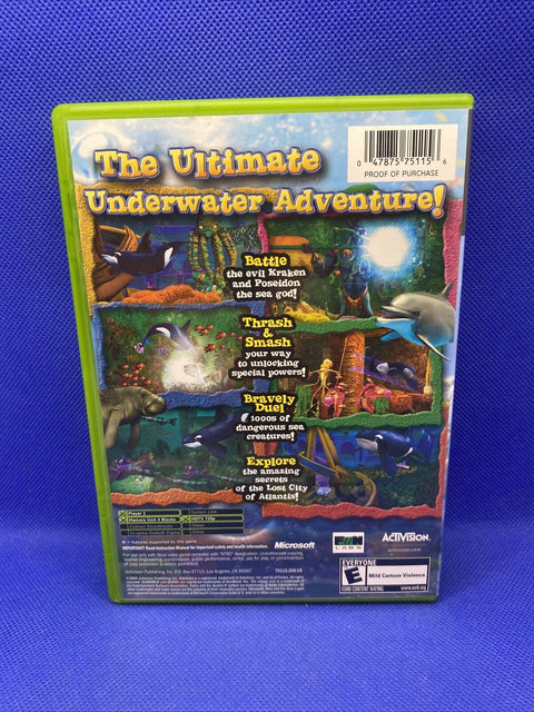 SeaWorld: Shamu's Deep Sea Adventures (Microsoft Original Xbox, 2005) Complete