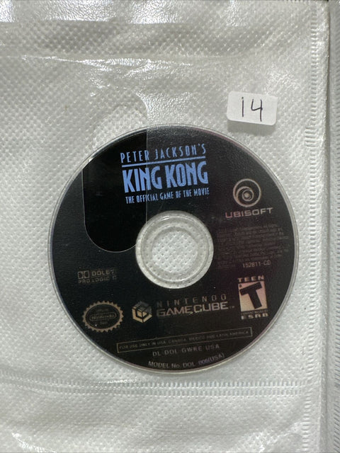 Peter Jackson's King Kong Game of the Movie (Nintendo GameCube) Disc Only Tested
