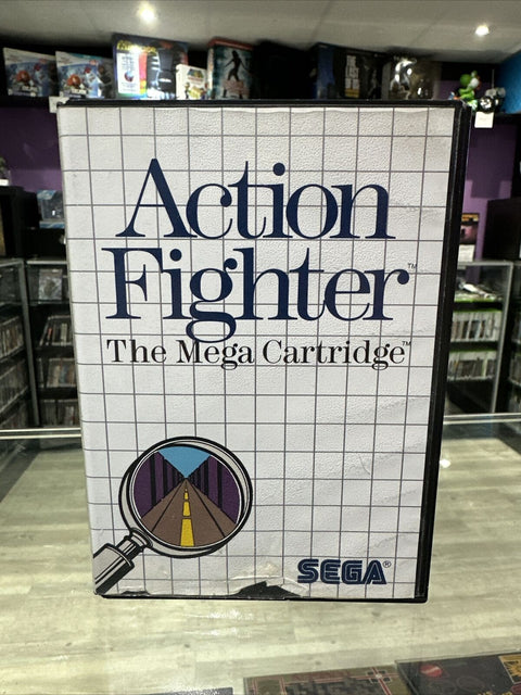 Action Fighter (Sega Master System, 1986) SMS Complete - Tested!