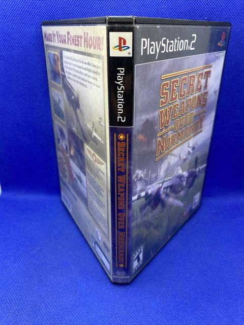 Secret Weapons Over Normandy (Sony PlayStation 2, 2003) PS2 CIB Complete Tested