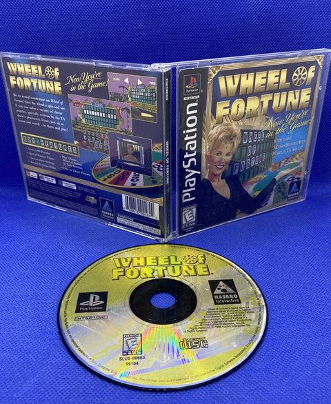 Wheel of Fortune (Sony PlayStation 1, 1998) PS1 CIB Complete Tested!