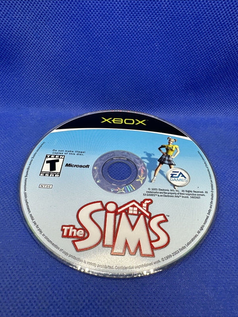 Sims (Microsoft Original Xbox, 2003) CIB Complete - Tested!