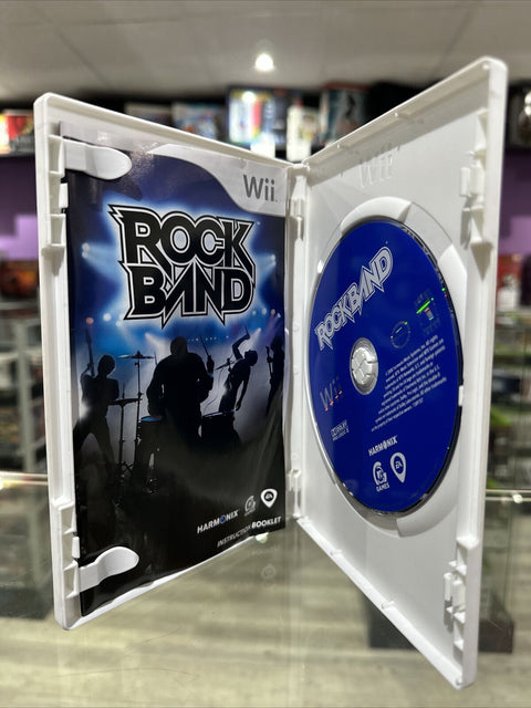 Rock Band (Nintendo Wii, 2008) CIB Complete Tested!