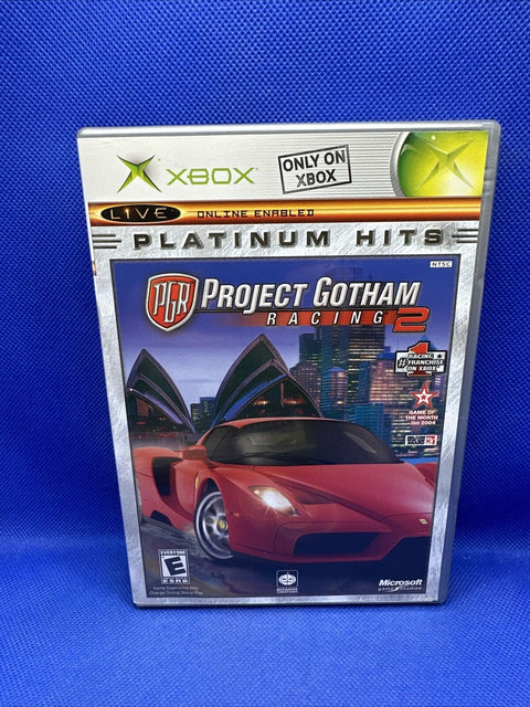 Project Gotham Racing 1 + 2 - Platinum Hits (Microsoft Original Xbox) Complete!