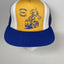 Vintage Oshawa Rodeo Transit Blue + Yellow Snapback Mesh Trucker Cap Hat 1988