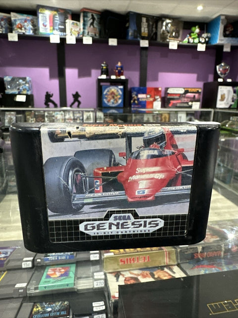 Super Monaco GP (Sega Genesis, 1990) Authentic Tested!