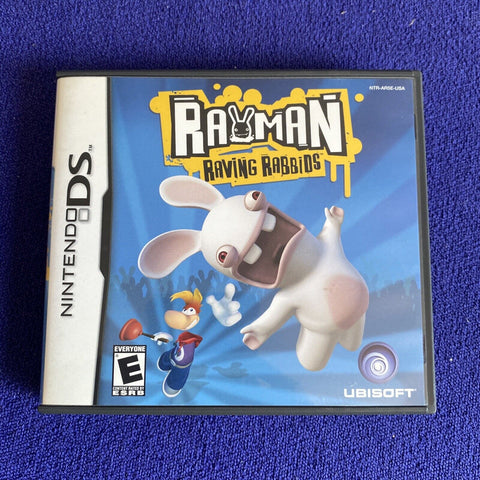 Rayman Raving Rabbids (Nintendo DS, 2007) NDS CIB Complete - Tested!