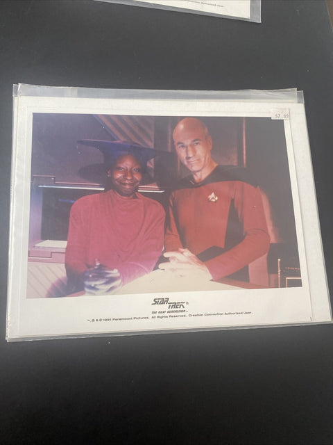 Star Trek The Next Generation Creation Convention 10x8 Photo Lot Of 3 - 1991