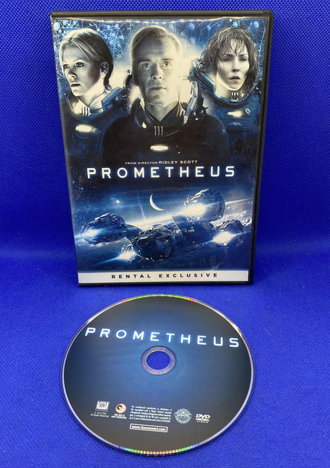 Prometheus - Rental Exclusive (DVD, 2012, Canadian) Ridley Scott - Tested!