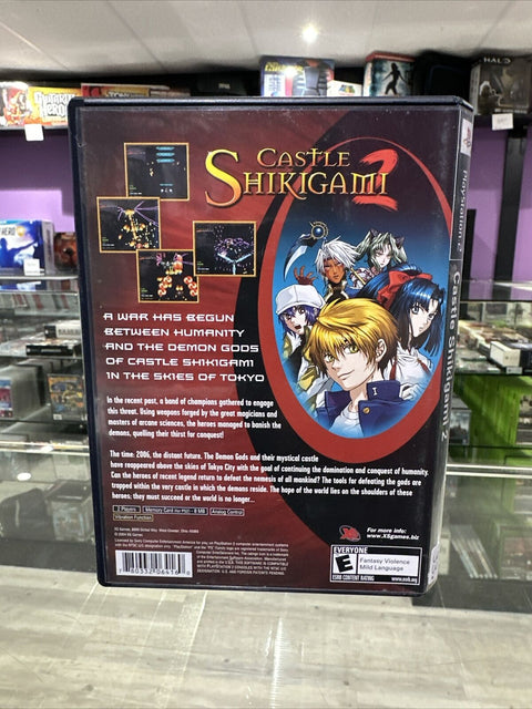 Castle Shikigami 2 (Sony PlayStation 2 PS2 2004) CIB Complete Tested!