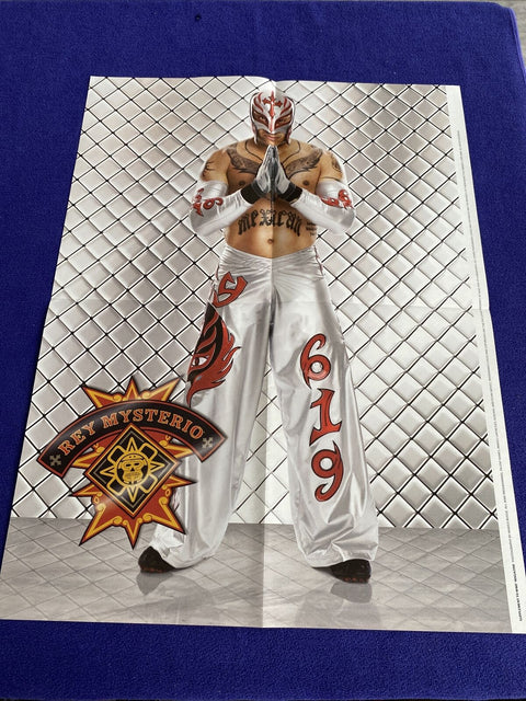 WWE Reversible Rey Mysterio + Sin Cara Wall Poster - 21” x 16”