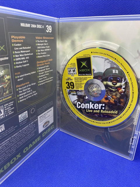 Original Microsoft Xbox Demo Disc - Conker: Live and Reloaded - #39 Holiday 2004