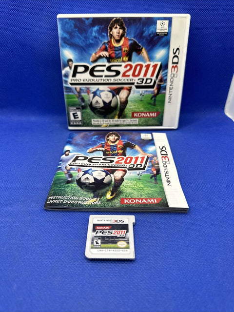 Pes 2011 3D (Pro Evolution Soccer) Nintendo 3DS Complete Tested