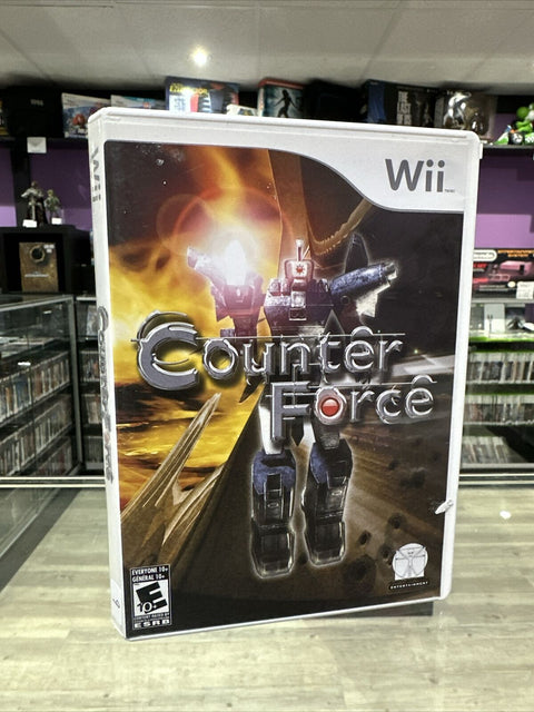 Counter Force (Nintendo Wii) CIB Complete Tested!