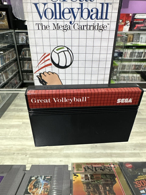 Great Volleyball (Sega Master System, 1987) SMS Tested! *Case Damage*