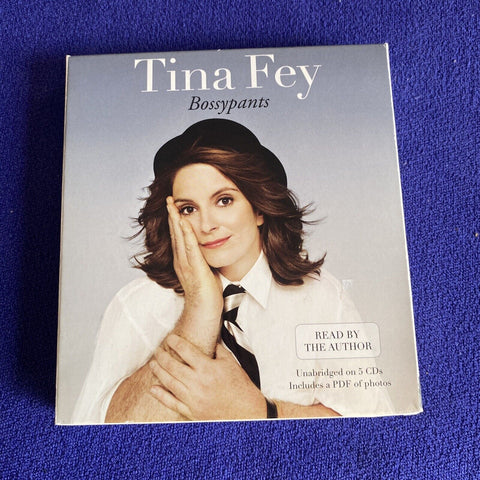 Bossypants by Tina Fey (2011, Compact Disc, Unabridged edition) 5 CD Set