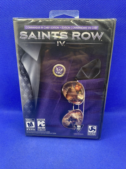 NEW! Saints Row IV PC Commander In Chief Edition - Factory Sealed!