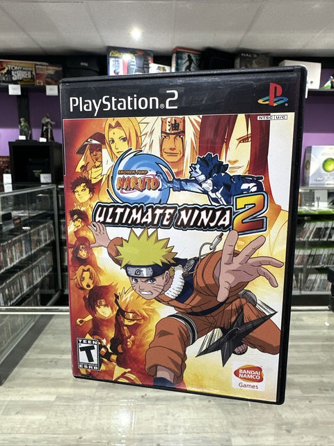 Naruto: Ultimate Ninja 2 (Sony PlayStation 2, 2007) PS2 CIB Complete Tested!