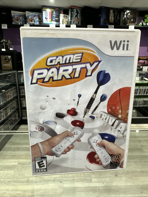 Game Party (Wii, 2007) Water Damage - CIB Complete Tested!