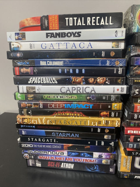 HUGE Sci-Fi DVD Lot Bundle - 45 Discs - Star Trek, Stargate, Aliens, UFO + More!