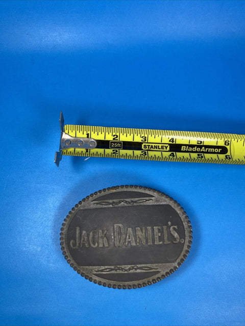 Official Jack Daniel’s Oval Belt Buckle 4” - Authentic, Licensed