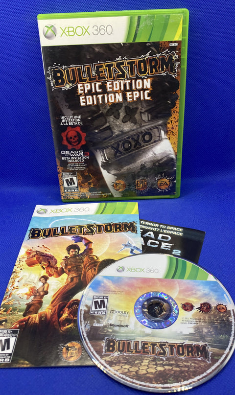 Bulletstorm -- Epic Edition (Microsoft Xbox 360, 2011) CIB Complete - Tested!