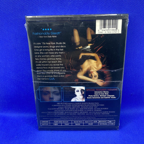 Gia (DVD, 2000) NEW! HBO Supermodel Angelina Jolie - Factory Sealed!