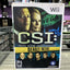 CSI: Crime Scene Investigation - Deadly Intent (Nintendo Wii, 2009) Complete!