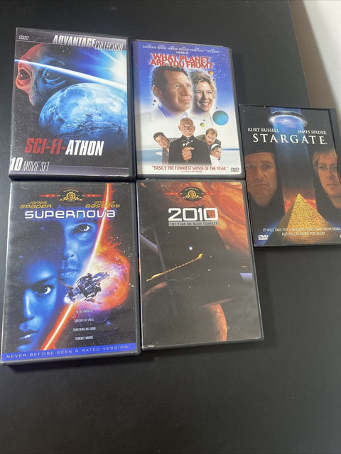 HUGE Sci-Fi DVD Lot Bundle - 45 Discs - Star Trek, Stargate, Aliens, UFO + More!