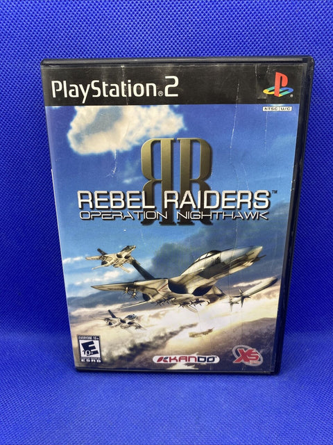 Rebel Raiders: Operation Nighthawk (PlayStation 2, PS2) Water Damage Complete