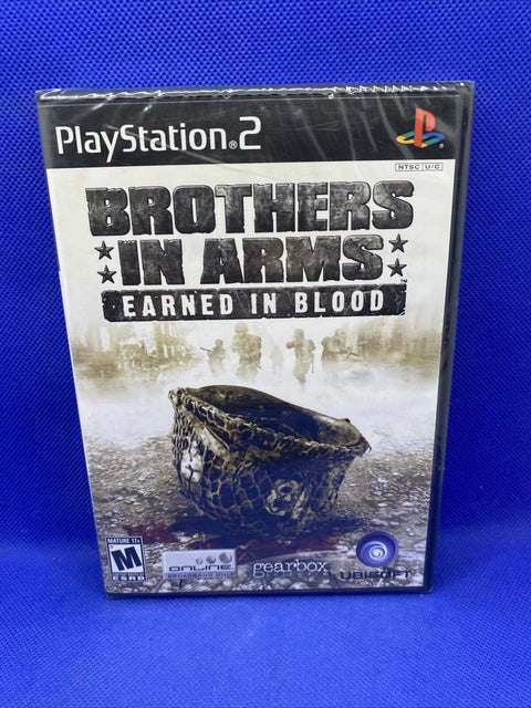 NEW! Brothers in Arms: Earned in Blood (Sony PlayStation 2, 2005) PS2 Sealed