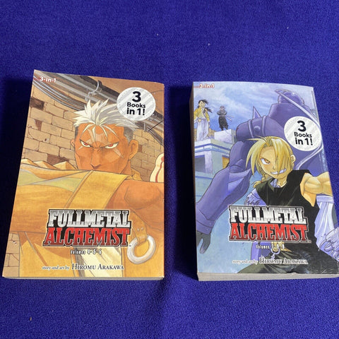 Fullmetal Alchemist 3-in-1 Edition Books - Volume 4-9 Hiromu Arakawa