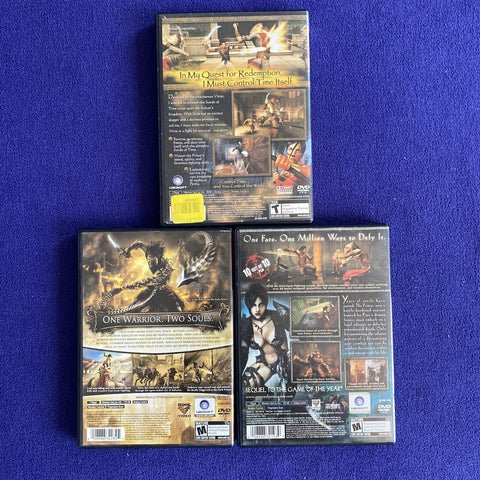 Prince Of Persia Trilogy PS2 Playstation 2 - All Complete + Tested!