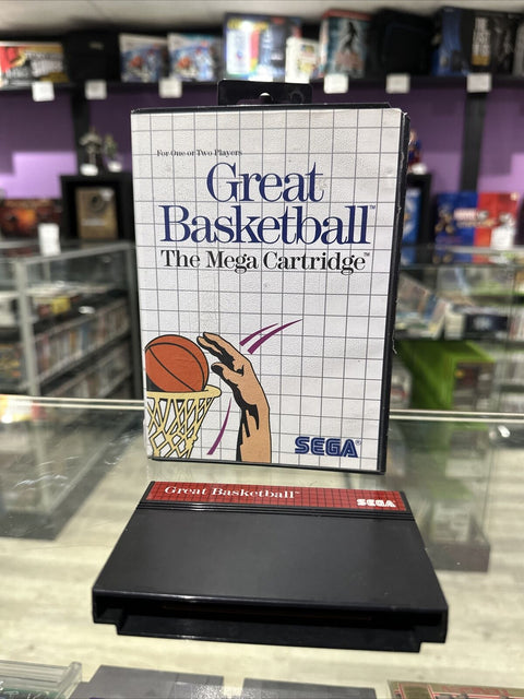 Great Basketball (Sega Master System, 1987) SMS Tested!