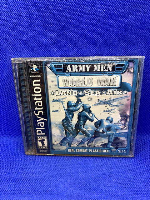 Army Men: World War Land, Sea, Air (Sony PlayStation 1) PS1 CIB Complete Tested