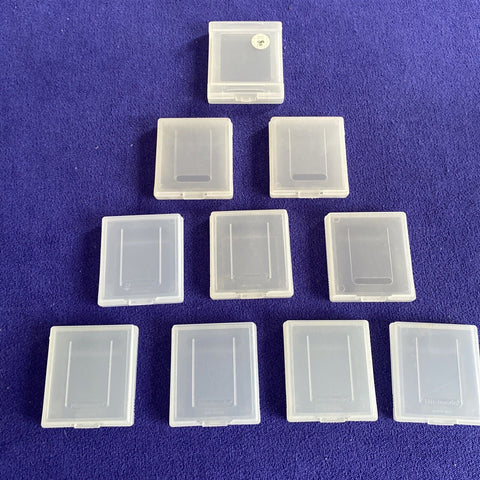 Lot Of 10 Game Boy Transparent Dust Cover Game Cartridge Gameboy Plastic Cases