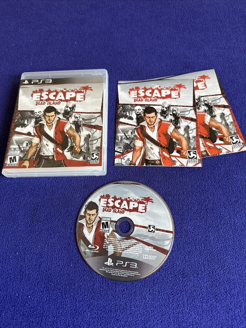 Escape Dead Island - Sony Playstation 3 PS3 CIB Complete - Tested!