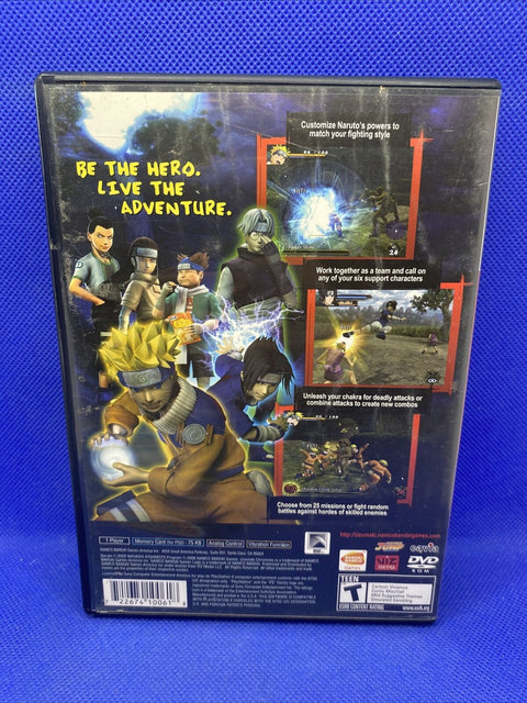 Naruto: Uzumaki Chronicles (Sony PlayStation 2, 2006) PS2 CIB Complete Tested!